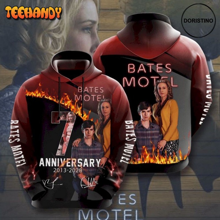 Bates Motel V7 Anniversary Signature Pullover 3D Hoodie