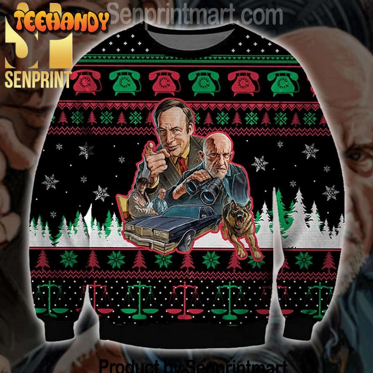 Battle Call Saul Vacation Time Christmas Wool Sweater