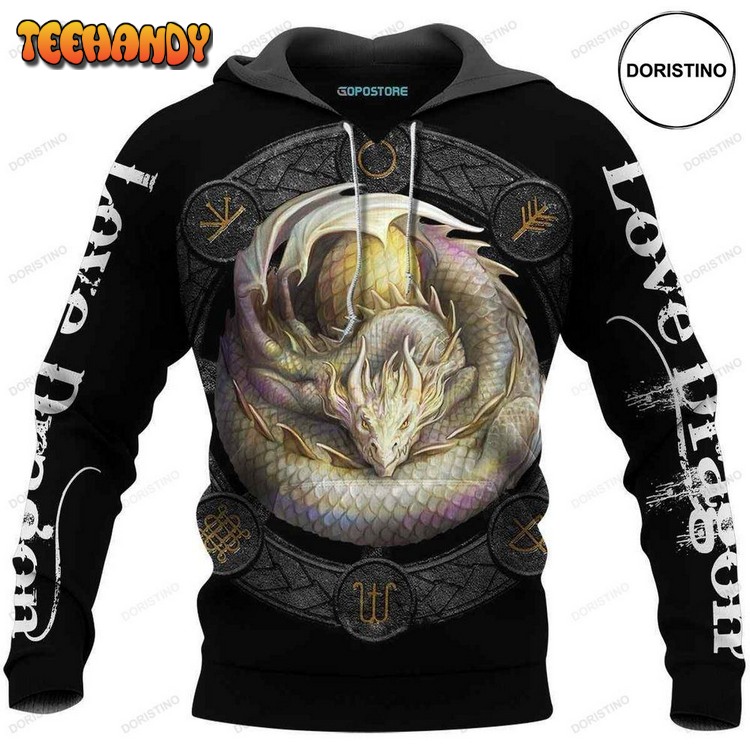 Beautiful Dragon Art Limited Edition Pullover 3D Hoodie