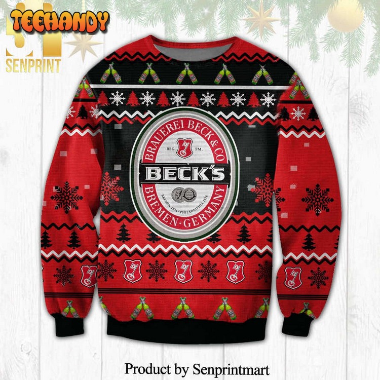 Beck’s Beer Brauerel Beck And Co Knitted Ugly Christmas Sweater