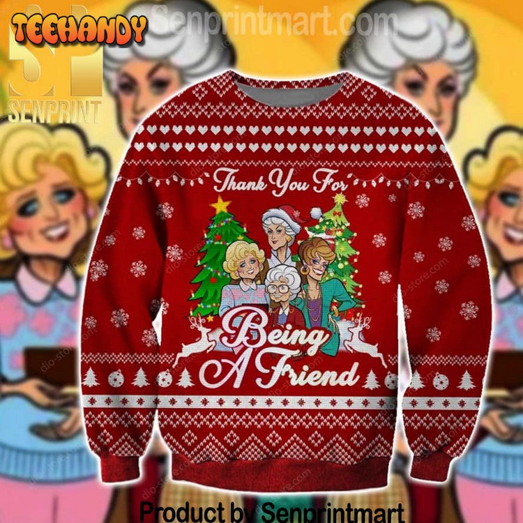 Being A Friend Gift Ideas Wool Knitted Pattern Ugly Xmas Sweater