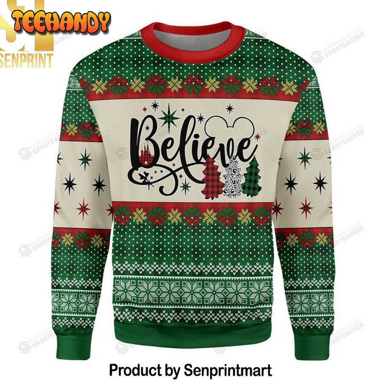 Believe Ugly Xmas Sweater