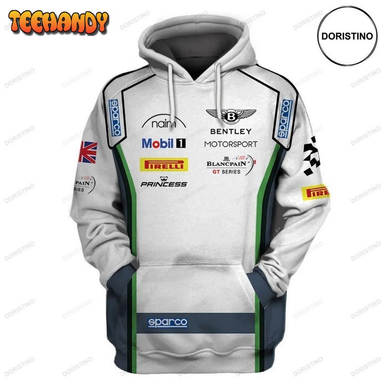 Bentley Motorsport Team Bentley Uk Racing Team Pullover 3D Hoodie