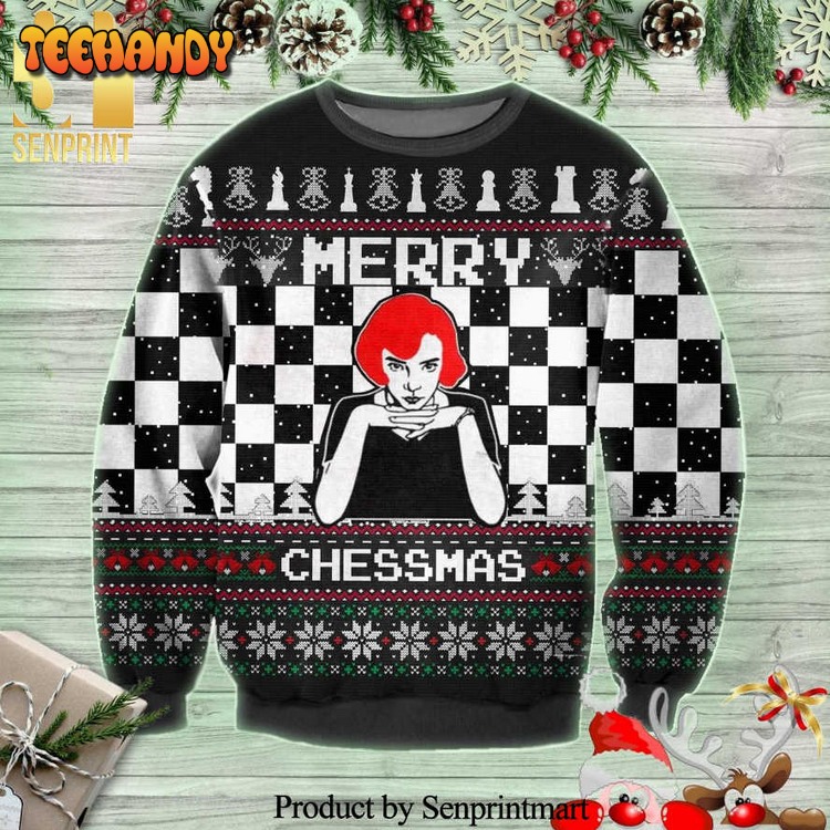 Beth Harmon The Queen’s Gambit Merry Chessmas Sweater