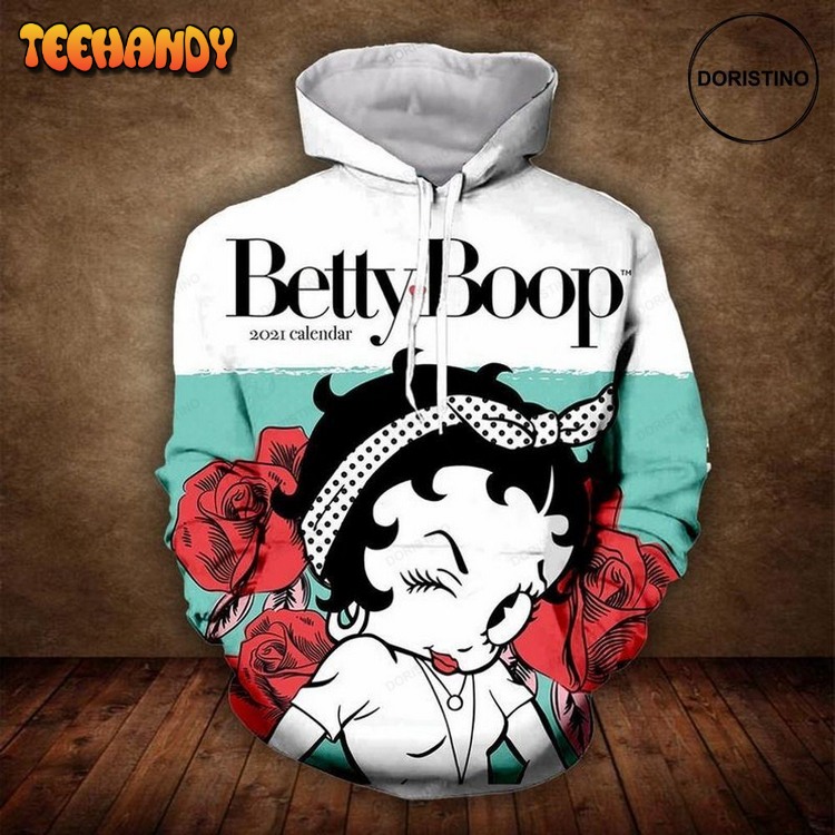 Betty Boop Classic Iv All Over Print Pullover 3D Hoodie