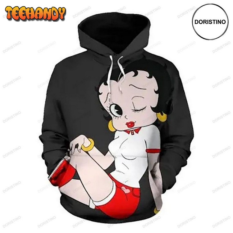 Betty Boop Classic Viii All Over Print Pullover 3D Hoodie