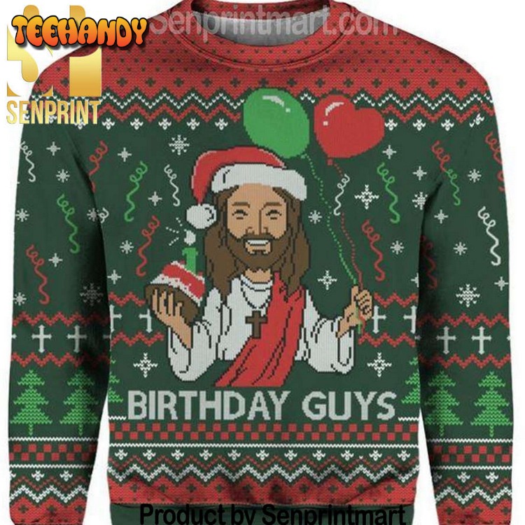 Birthday Guys Xmas Gifts Wool Knitted Sweater
