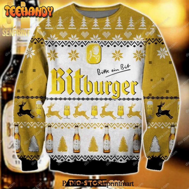 Bitbuger Beer Knitted Ugly Christmas Sweater