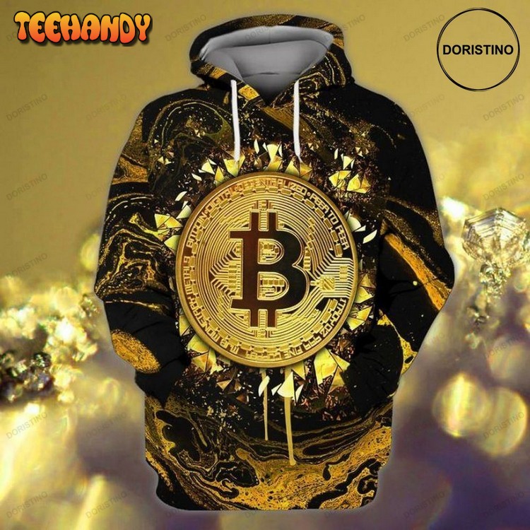 Bitcoin Awesome Pullover 3D Hoodie