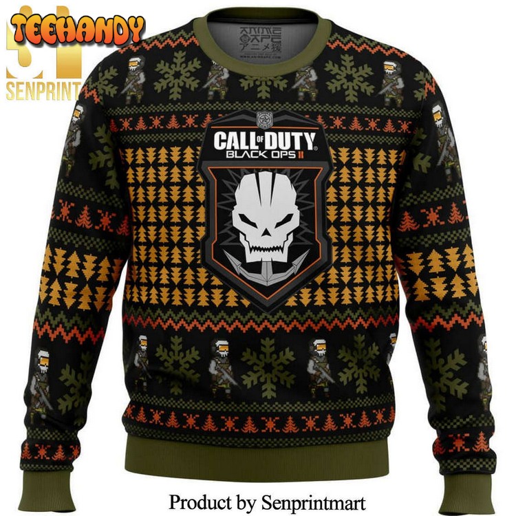 Black Ops 2 Call Of Duty Knitted Ugly Xmas Sweater