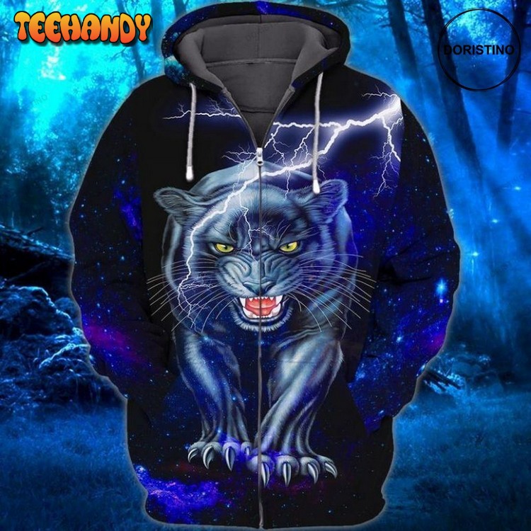 Black Panther All Over Print Pullover 3D Hoodie