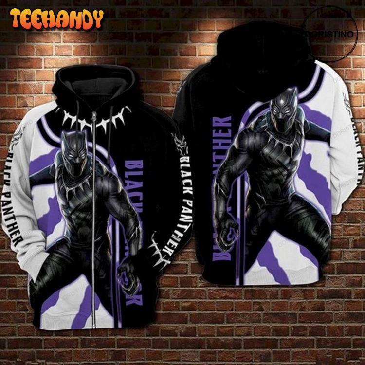 Black Panther For Men For Women Awesome Pullover 3D Hoodie