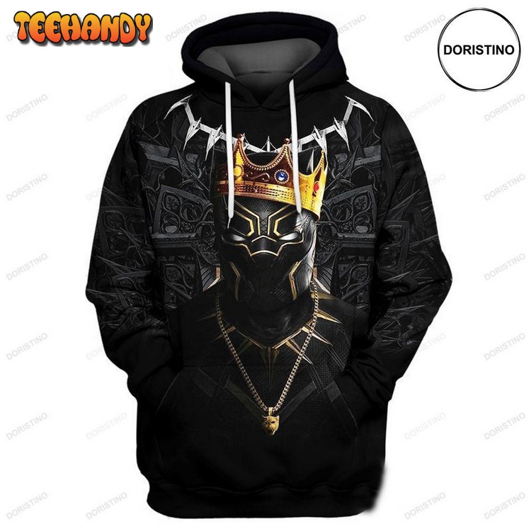 Black Panther Marvel All Over Print Pullover 3D Hoodie