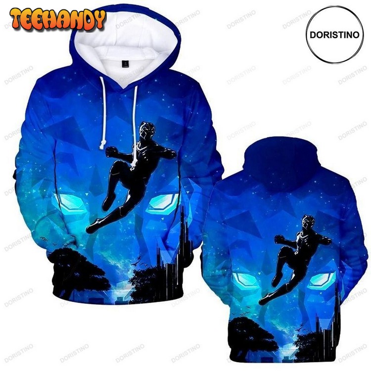 Black Panther Wakanda Forever V2 Awesome Pullover 3D Hoodie