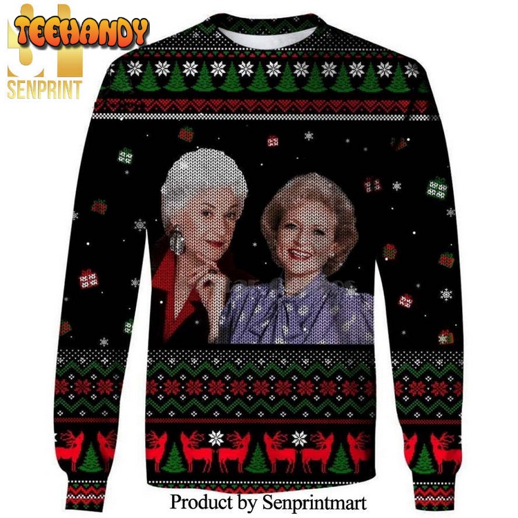 Blanche Devereaux The Golden Girls Knitted Ugly Xmas Sweater