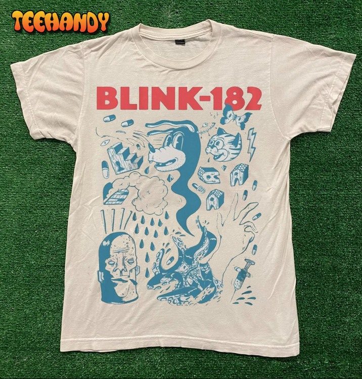 Blink Vintage 182 Shirt, Blink Retro 182 Fans Lover Gift,Music T-Shirt