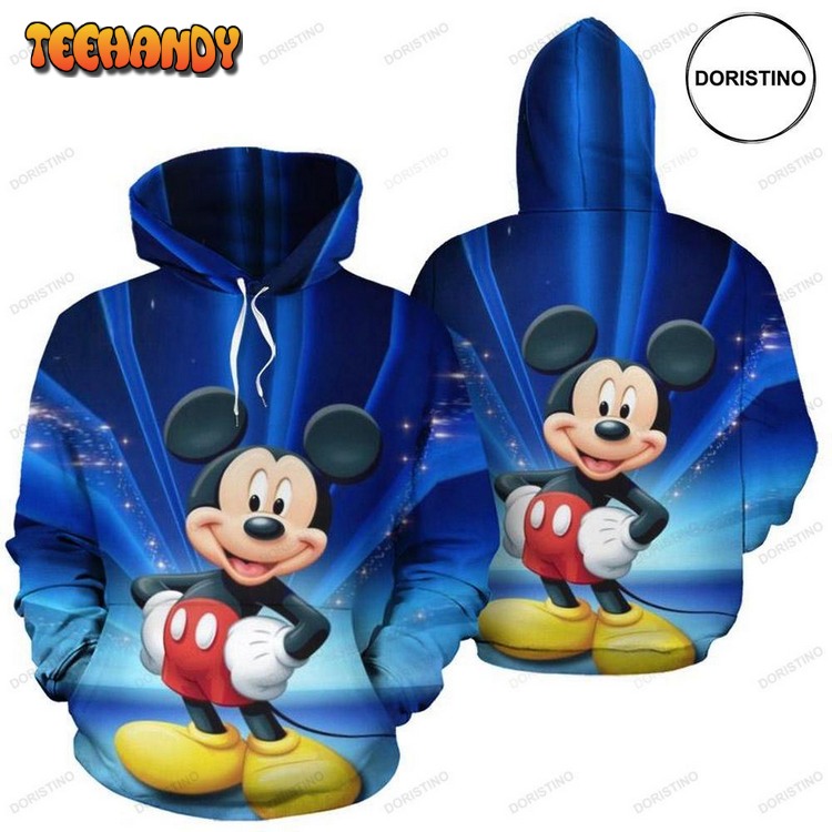 Blue Awesome Pullover 3D Hoodie