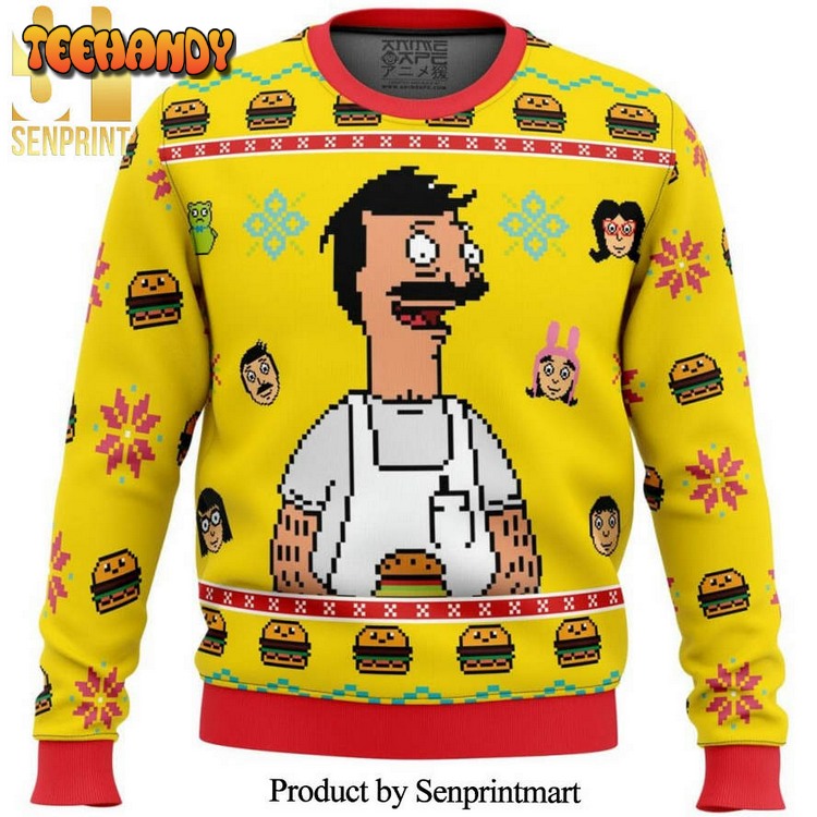 Bob’S Burgers Sitcom Characters Knitted Ugly Xmas Sweater