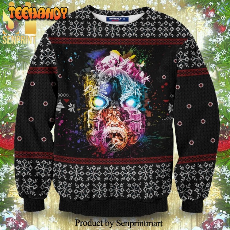 Borderlands Psycho Game Knitted Ugly Xmas Sweater