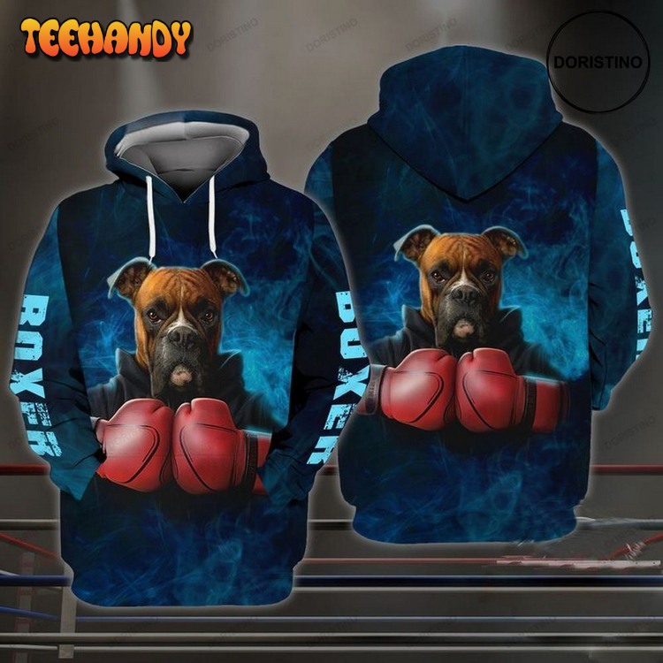 Boxer Dog Boxing Limited Edition Pullover 3D Hoodie