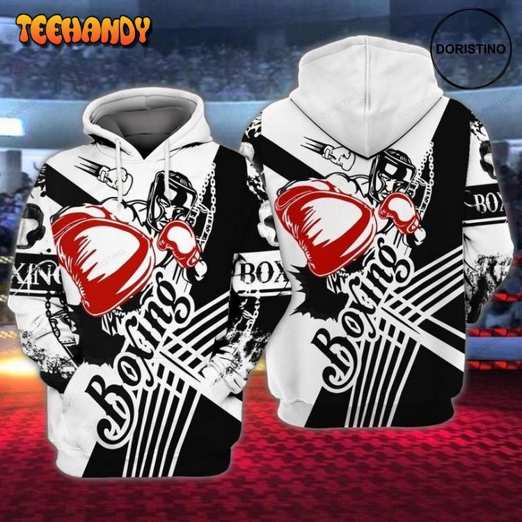 Boxing Punch Limited Edition Pullover 3D Hoodie