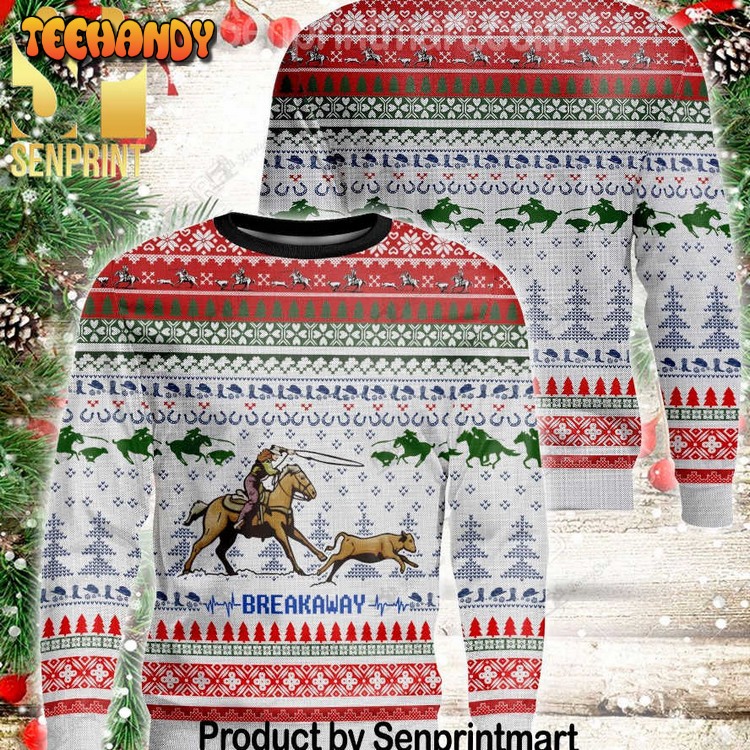 Breakaway Full Print Ugly Xmas Sweater