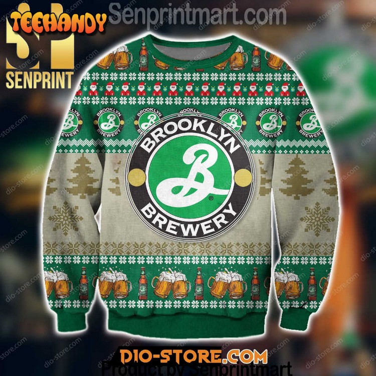 Brooklyn Brewery 3D Holiday Ugly Xmas Sweater