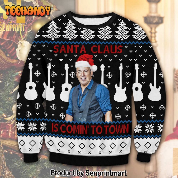 Bruce Springteen For Christmas Gifts 3D Printed Ugly Xmas Sweater