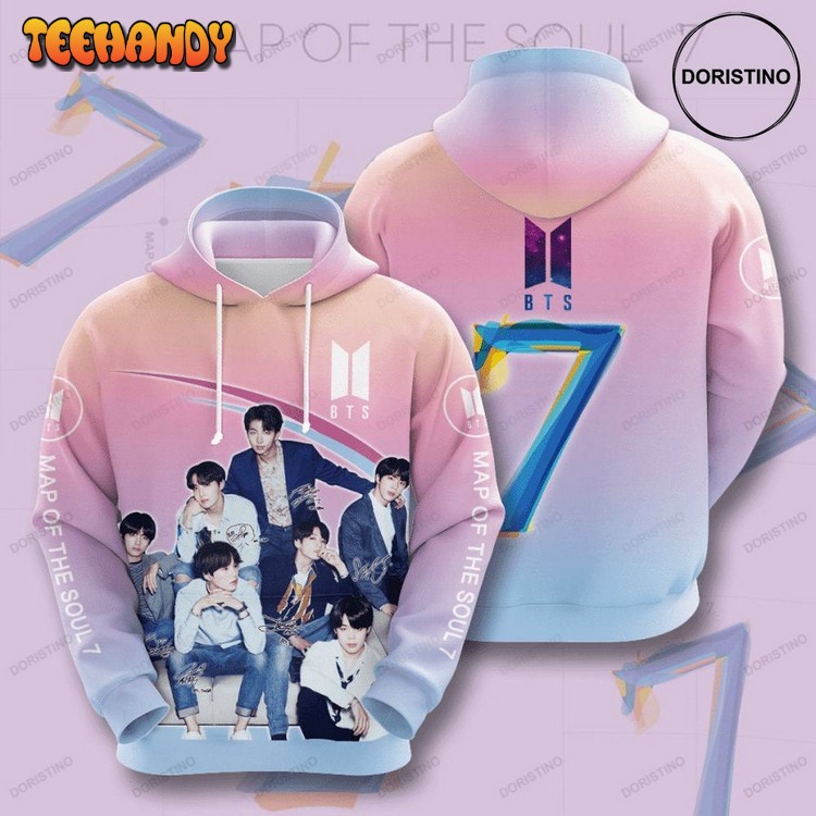 Bts 3d Awesome Pullover 3D Hoodie