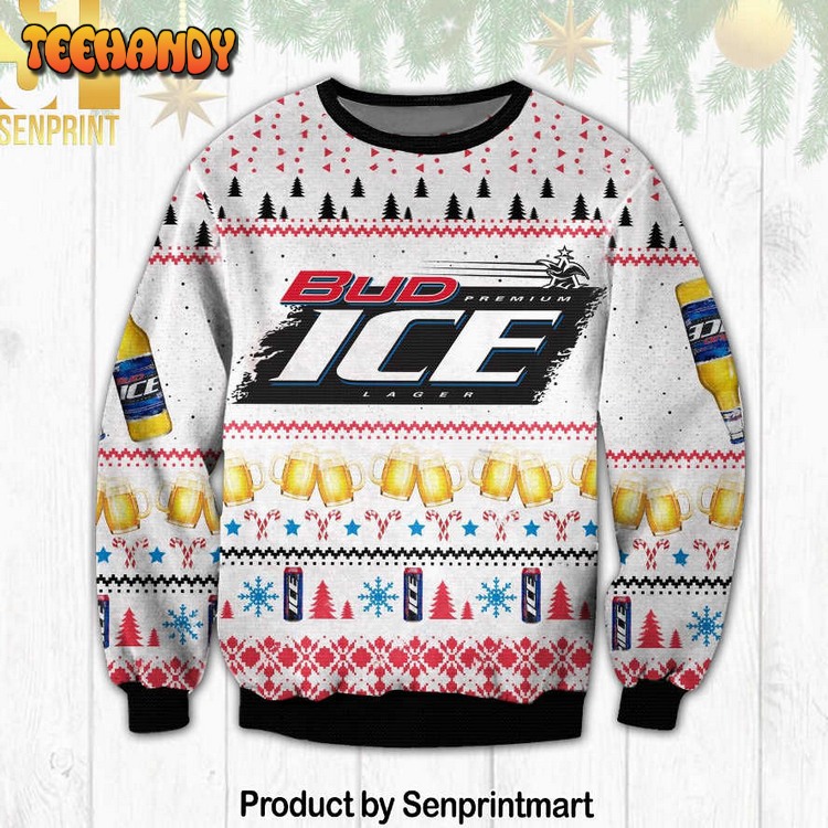 Bud Ice For Christmas Gifts Ugly Xmas Sweater