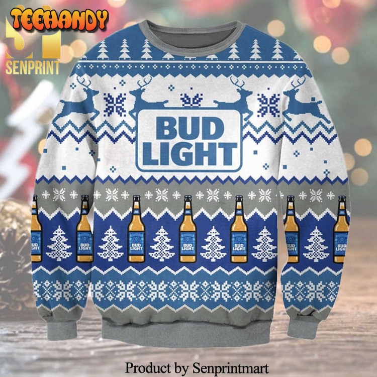 Bud Light Knitted Ugly Xmas Sweater