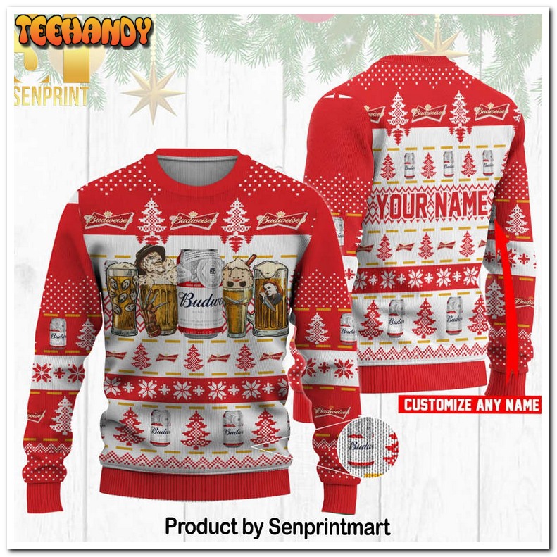 Budweiser Horror Drink Ugly Xmas Sweater