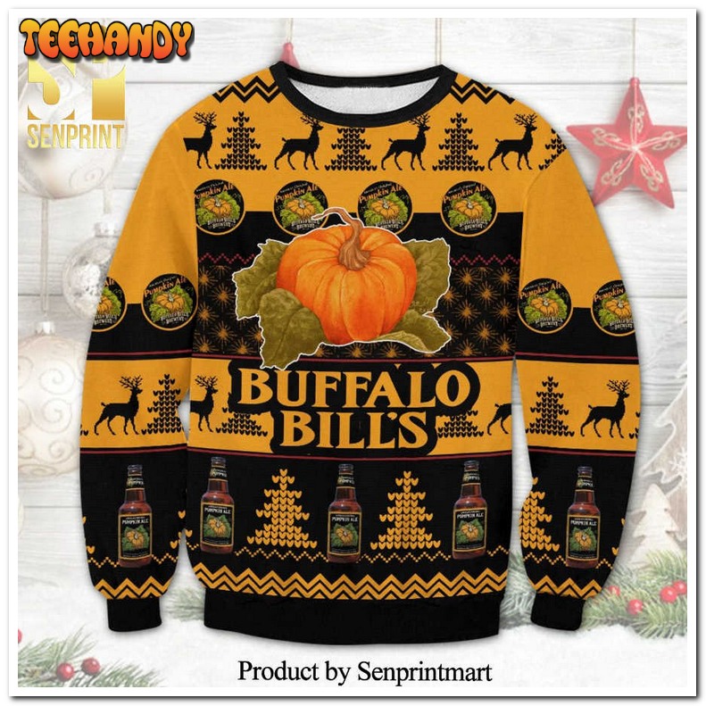 Buffalo Bill’s Brewery America’s Original Pumpkin Ale Ugly Xmas Sweater