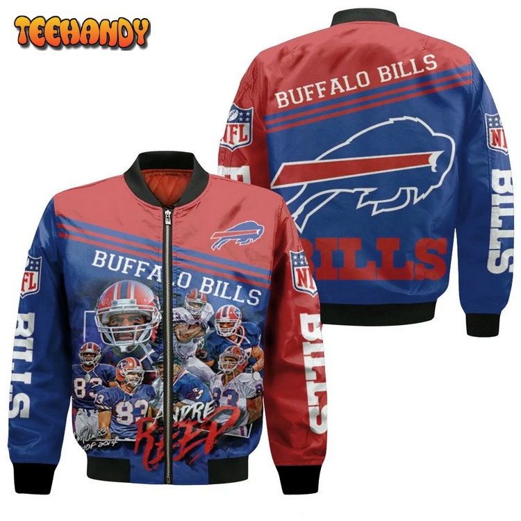 Buffalo Bills Great Players Andre Reed 83 2020 Nfl Season Bomber Jacket