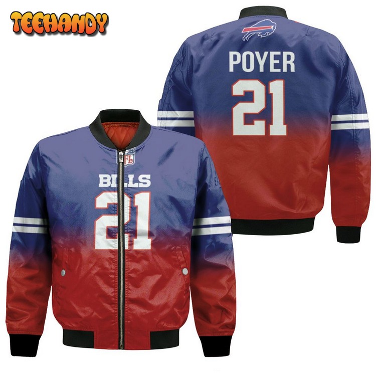 Buffalo Bills Jordan Poyer #21 Great Player Nfl Bomber Jacket