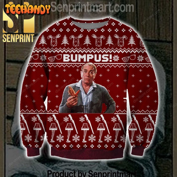 Bumpus 3D Holiday Knit Ugly Xmas Sweater