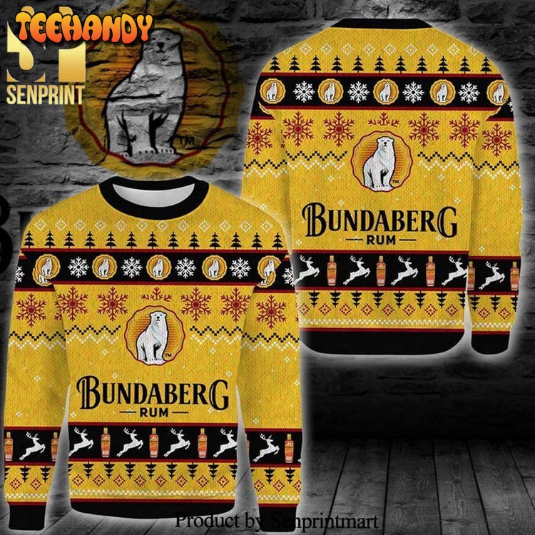 Bundaberg Brewed Drinks Rum Knitted Ugly Xmas Sweater