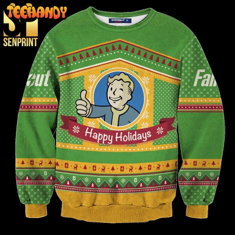 Bunker Fallout Knitted Ugly Xmas Sweater