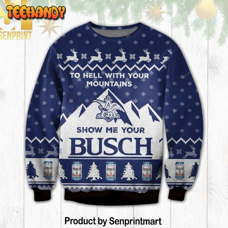 Busch For Christmas Gifts Ugly Xmas Sweater