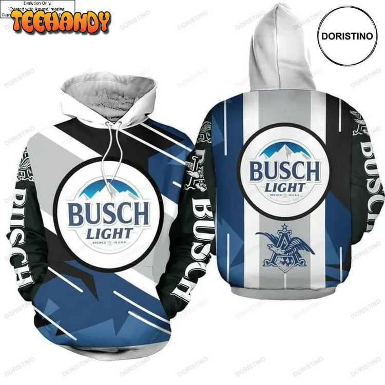 Busch Light Beer Full Ing Awesome Pullover 3D Hoodie