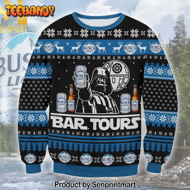 Busch Light Star Wars For Christmas Gifts 3D Printed Ugly Xmas Sweater