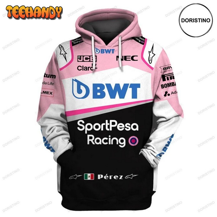 Bwt Team Sportpesa Racing Pérez Racing Team Pullover 3D Hoodie