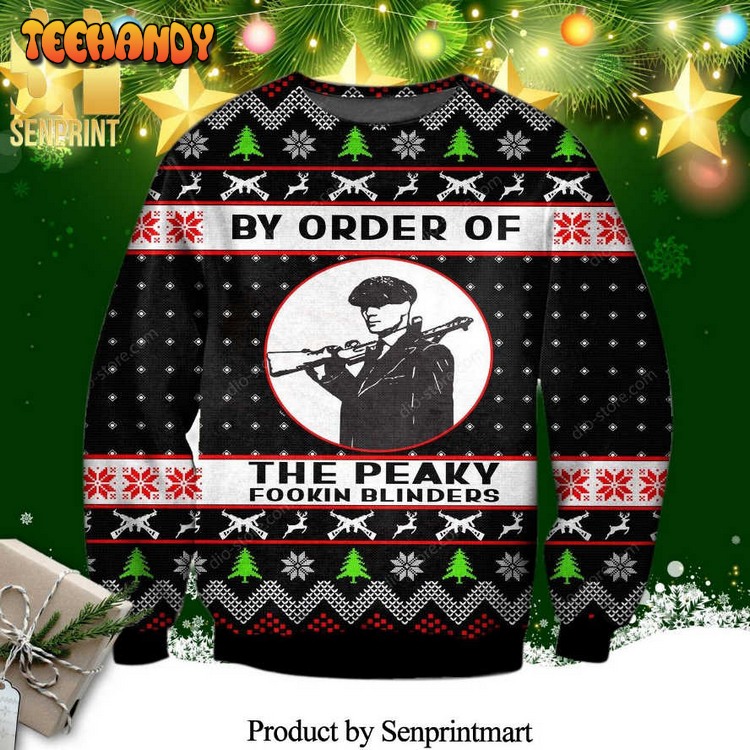 By Order Of The Peaky Blinders Knitted Ugly Xmas Sweater