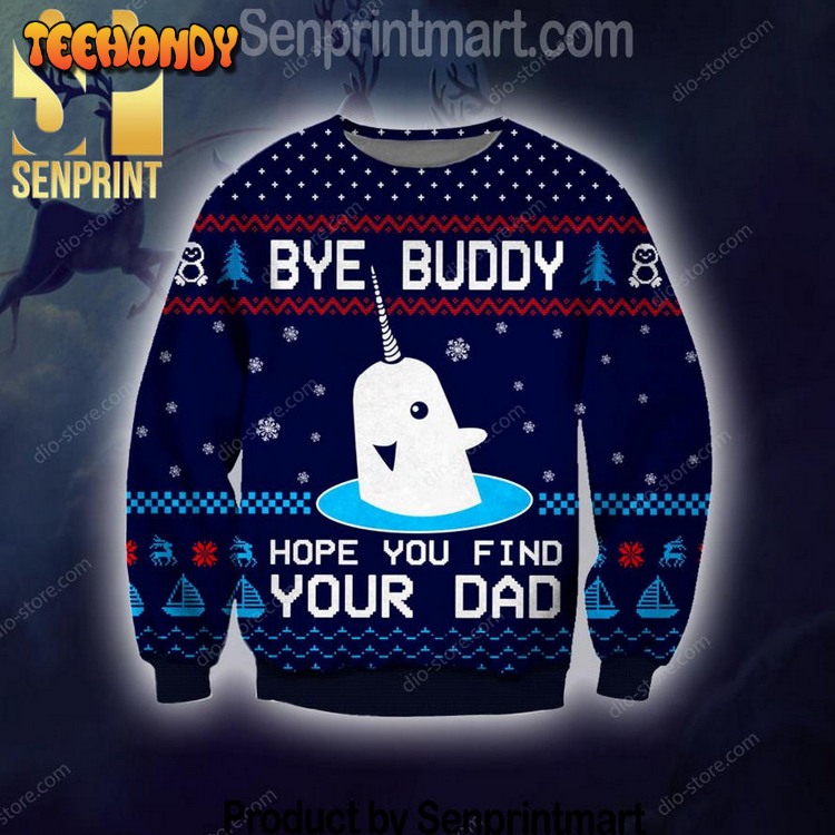 Bye Buddy Vacation Time Ugly Xmas Sweater