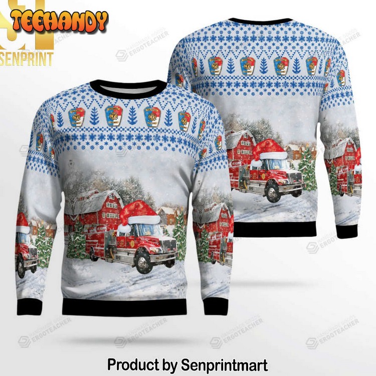 Caldwell County North Carolina Caldwell Fire Department Ugly Xmas Sweater