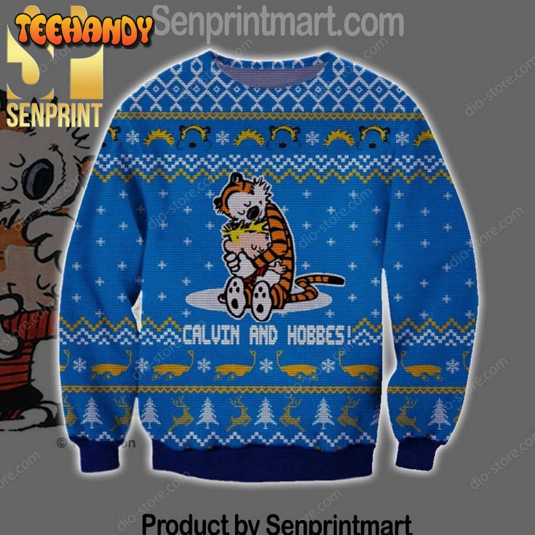 Calvin And Hobbes Chirtmas Time 3D Ugly Xmas Sweater