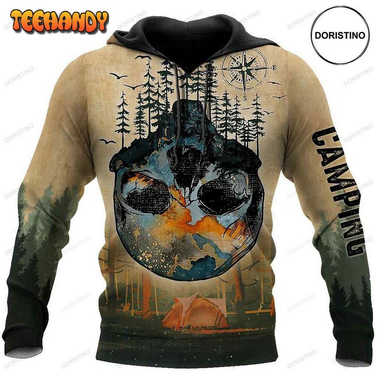 Camping Awesome 3D Pullover 3D Hoodie