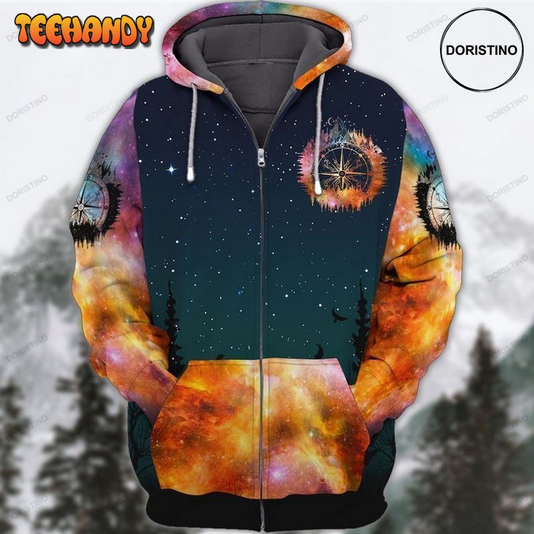 Camping V2 All Over Print Pullover 3D Hoodie