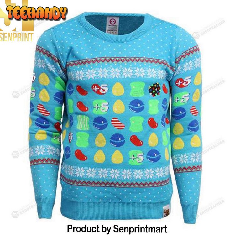 Candy Crush For Christmas Gifts Ugly Xmas Sweater