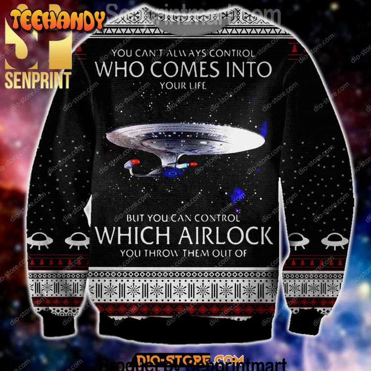 Cant Always Control Who Comes Into Life Holiday Time Ugly Xmas Sweater